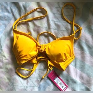 Xhilaration, Yellow Bikini Top. NWT